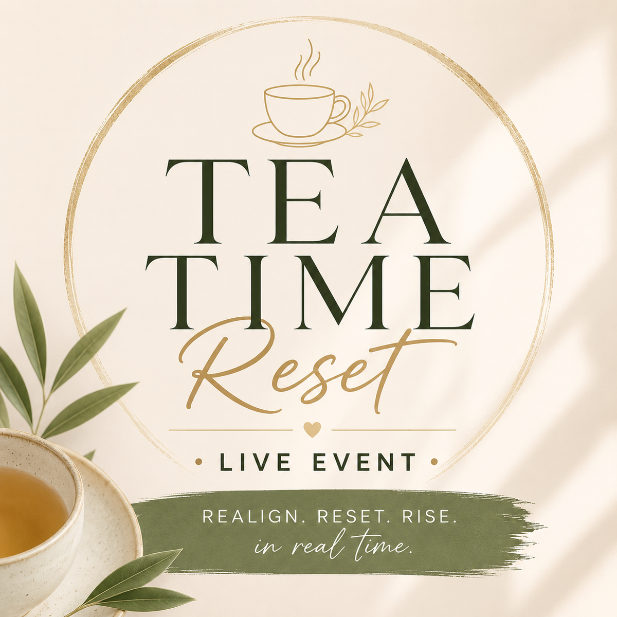 Teatime Reset ~ Live Virtual Event 9/16 @ 7pm MST